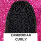 5x5 HD curly and wave wigs